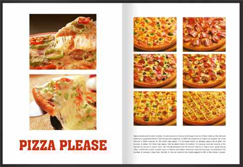 嘉兴宣传画册设计，餐饮行业画册设计欣赏(图2)